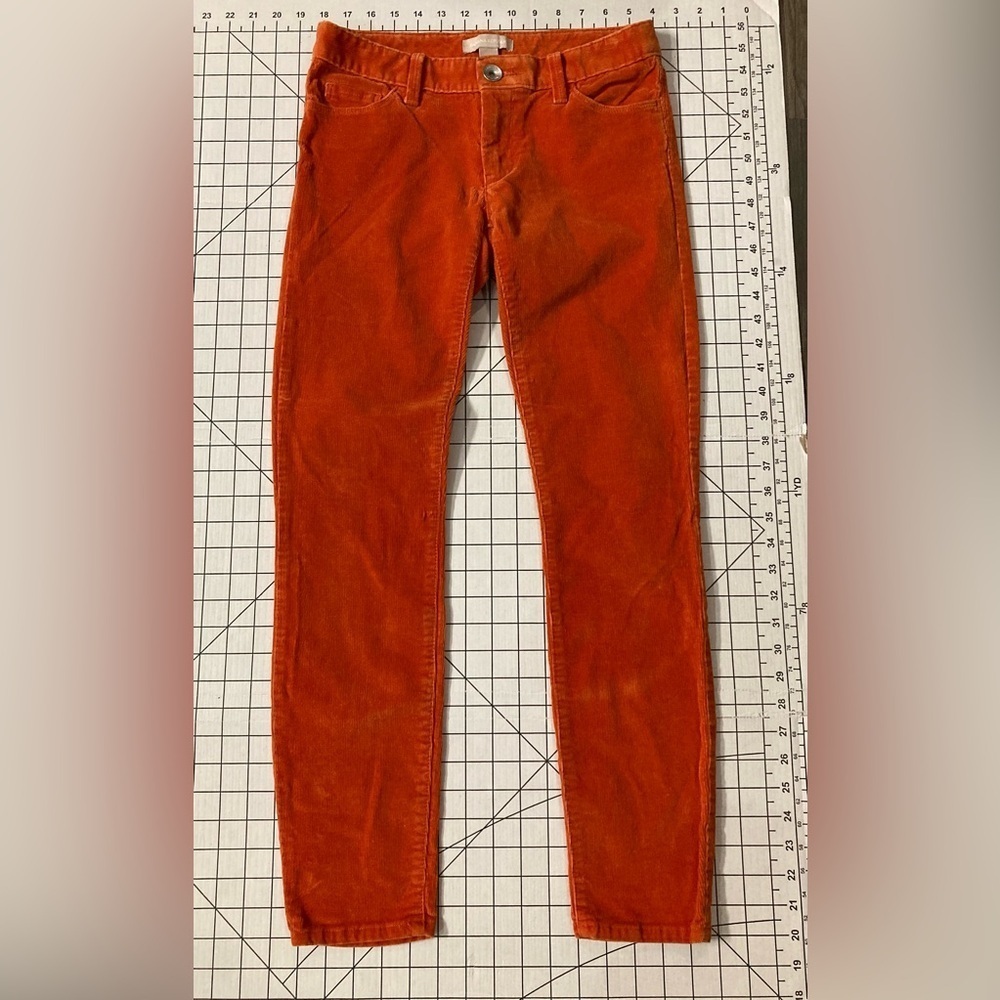 Banana Republic Women’s Size 25 Winter Orange Corduroy Pants
